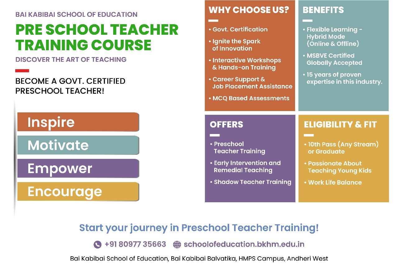 Pre-School Teacher Training